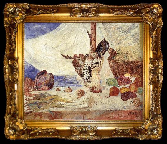 framed  James Ensor The Dead Cockerel, ta009-2